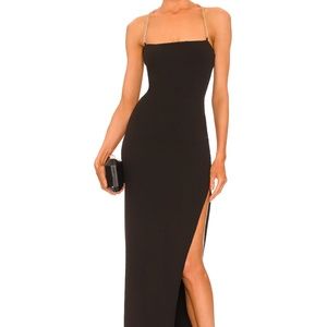 Nookie estella gown maxi black size medium